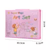 Kunstset Extralink 208-delig — kleurstel met penselen, kleuren, stiften