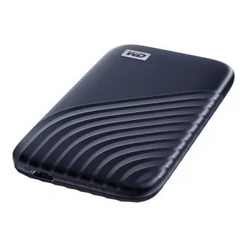 WD My Passport SSD WDBAGF0020BBL - SSD - versleuteld - 2 TB - extern (draagbaar) - USB 3.2 Gen 2 (USB-C stekker) - 256-bit AES - middernachtblauw