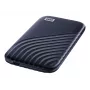 WD My Passport SSD WDBAGF0020BBL - SSD - versleuteld - 2 TB - extern (draagbaar) - USB 3.2 Gen 2 (USB-C stekker) - 256-bit AES - middernachtblauw