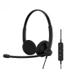 Headset EPOS IMPACT 100 UC stereo USB-C+A bekabeld lichtgewicht comfortabel