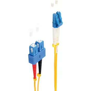 shiverpeaks BS77809 glasvezelkabel 2 m LC SC OS1/OS2 geel (BS77809)