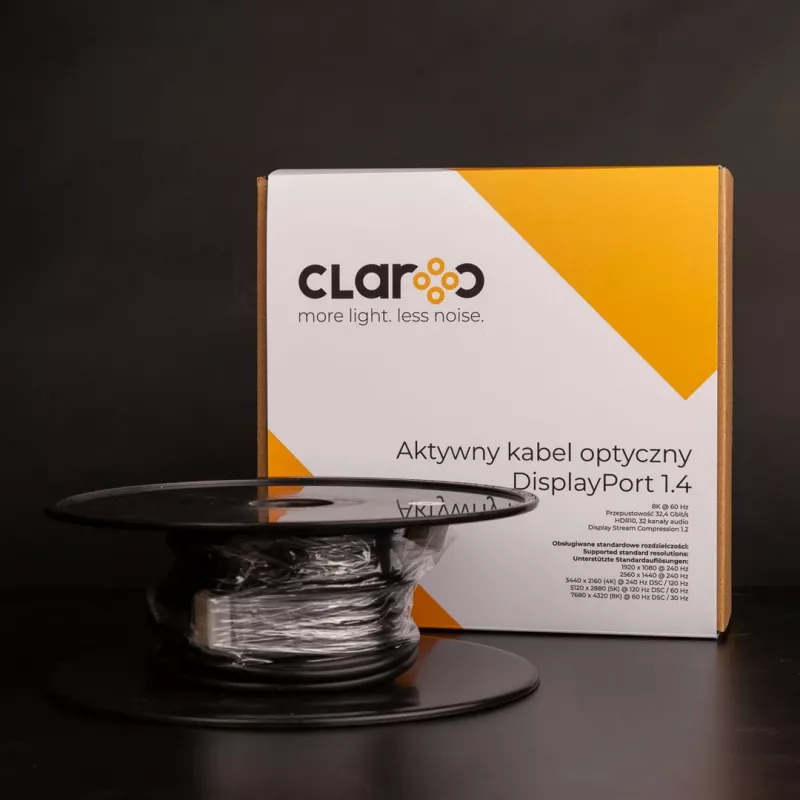 DisplayPort 1.4-kabel Claroc CLAROC-DP-14-30M 30 m 8K