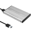 Harde-schijfbehuizing HDD SSD 2,5 inch SATA3, USB3.0
