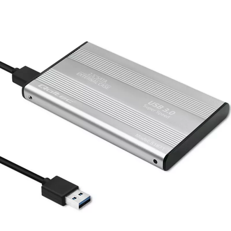 Harde-schijfbehuizing HDD SSD 2,5 inch SATA3, USB3.0