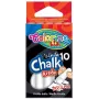 Colorino Kids stofvrij krijt wit 10 stuks