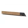 Zwevend plank cama meble OVO 1300×200×150 mm Eiken/Beton, spaanplaat, wandmontage