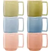 Set met 6 keramische kopjes Staub meerkleurig 350 ml – 6×350 ml keramische kopjes