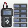 Qoltec Digitale batterijtester met LCD | Pools menu | 12V | AGM | GEL | STD | 30-220AH