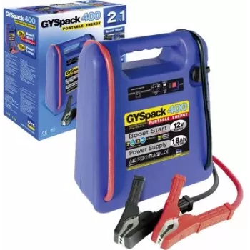 Startbooster GYS PACK 400 12V 480A — draagbare 12-V-startbooster, 480 A piekstroom