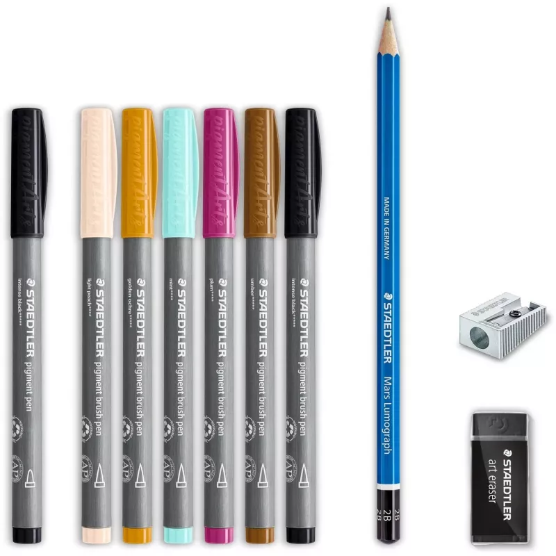 Kunstset tekengereedschap Staedtler LineArt & Botanical Set
