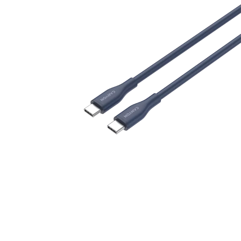 CANYON kabel CC60SC10 C-C 60W 1m siliconen donkerblauw