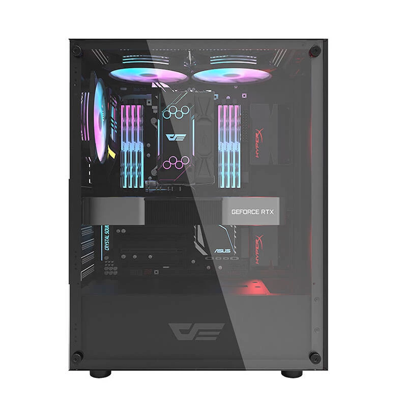 Computerbehuizing Darkflash DK100 (zwart)