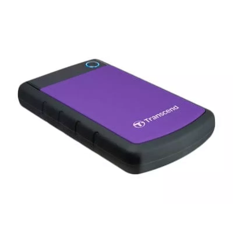 Transcend StoreJet 25H3P - harde schijf - 4TB - extern (draagbaar) - 2.5 (6,4 cm) - USB3.0 - 256-bit AES - paars (TS4TSJ25H3P)
