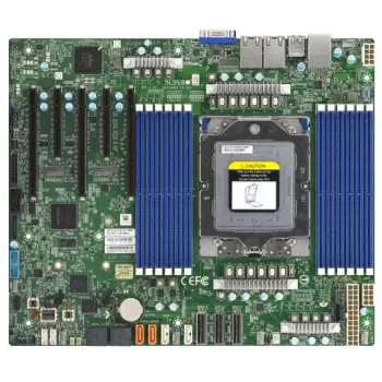 Supermicro - Moederbord MBD-H13SSL-N-B, AMD, Socket SP5, AMD EPYC 9004, Socket SP5, DDR5-SDRAM, max. 3 TB DDR5 DIMM SATA 6 GB/s grafisch USB 3.1 USB 3.0 USB 3.0 RJ-45 VGA PCI-Express