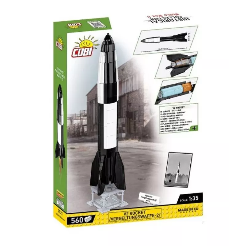 Bouwset COBI V2 raket 560 onderdelen Tweede Wereldoorlog