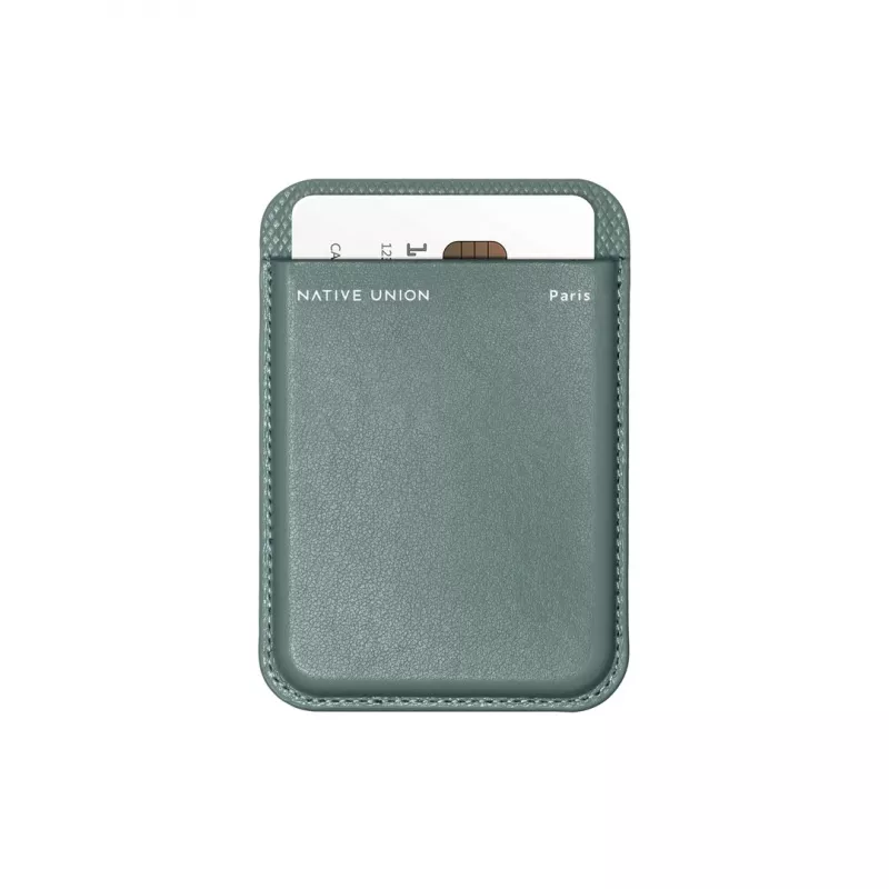 Wallet Case native union (Re)Classic groen compatibel met iPhone 15/15 Pro/15 Plus/15 Pro Max, iPhone 14/14 Pro/14 Plus/14 Pro Max, iPhone 13/13 Pro