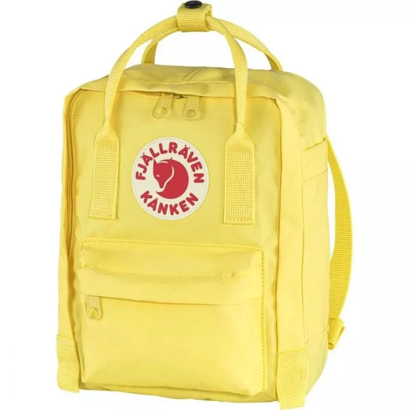 Vrijetijdsrugzak Fjällräven Kanken Mini geel polypropyleen vinylon