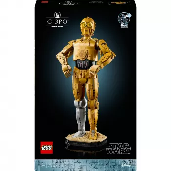 LEGO bouwbare figuur Star Wars C-3PO model 75398 — 1.138 onderdelen, 380 mm display verzamelstuk
