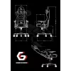 Universele gamingstoel Gembird SCORPION