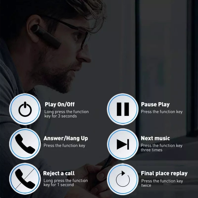 Headset Tellur Vox 40 zwart