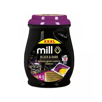 MILL PROFESSIONAL 2-kamer capsules voor zwarte en donkere was 70 st.