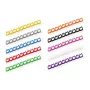 VALUE kabelmarkeringsset voor patchkabels, 4 - 5,5 mm, 10 x 10 stuks, meerkleurig