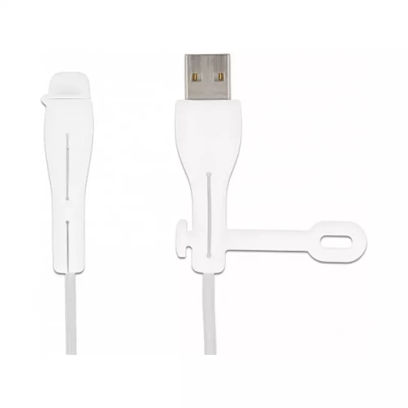 DeLOCK stofkap voor USB Type-A-stekker en USB Type-C-stekker set 2 stuks wit