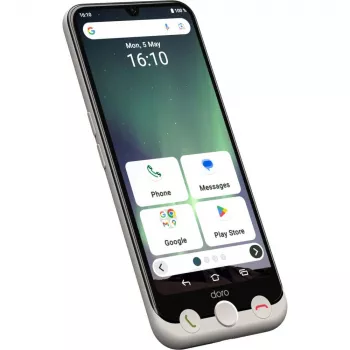 Smartphone Doro Aurora A30 6.1 inch 6GB 128GB wit