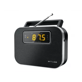 Muse | M-081R | wekkerfunctie | 2-band PLL draagbare radio | zwart