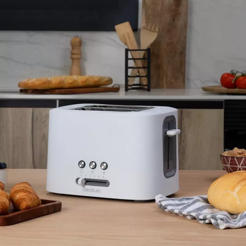Toaster Toast&Taste 9000 Double wit (wit, 980 watt, voor 2 sneetjes toast)