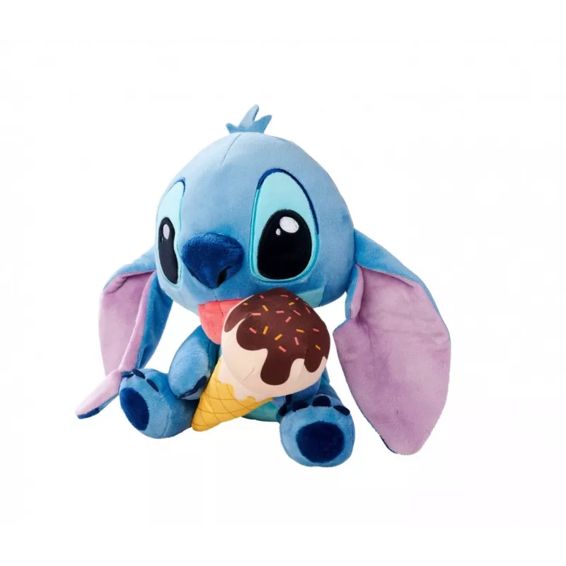 Knuffel SIMBA mascotte Stitch ijsje 25 cm, originele zachte figuur