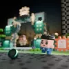 MARIOINEX Mini Waffle City Bankoverval Bouwstenen, 148 onderdelen