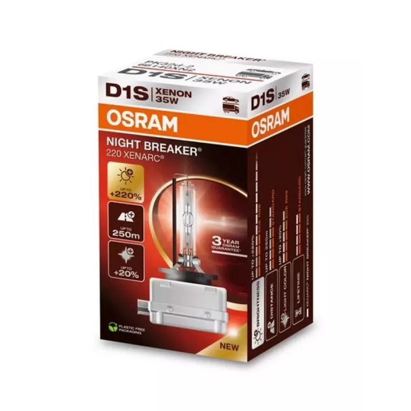 OSRAM D1S XENARC NIGHT BREAKER 220 - 3 jaar garantie