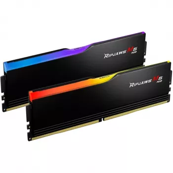 DIMM 32 GB DDR5-6000, werkgeheugen zwart, F5-6000J2836G16GX2-RM5RK, Ripjaws M5 RGB, INTEL XMP