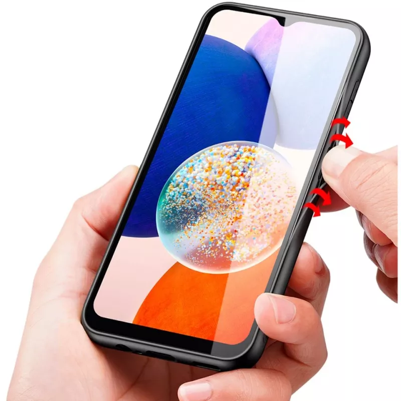 StyleShell NYLO, telefoonhoesje zwart, Samsung Galaxy A15 5G / A15 4G