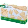 BRIO 33307 spoorrails-set – 11 houten delen ter uitbreiding