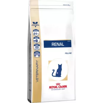 Droogvoer voor katten Royal Canin Renal Adult 2 kg — gevogeltesmaak, 23% eiwit, 17% vet