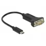 Seriële kabel DeLOCK 63908 zwart 0,15 m DB-9