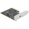 DeLOCK - USB-adapter - PCIe 3.0 x4 low-profile - USB 3.2 Gen 2x2 x 1 (89036)