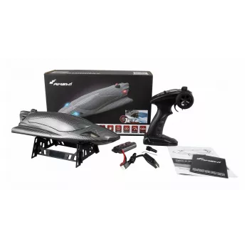 Op afstand bestuurbare snelle boot Amewi Stingray Jet Drive 335mm RTR, carbonlook