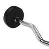 HMS GSL35 vaste halterstang/ handgreep rubberen gebroken 35kg