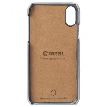 Hoesje Krusell Sunne iPhone XR Vintage grijs