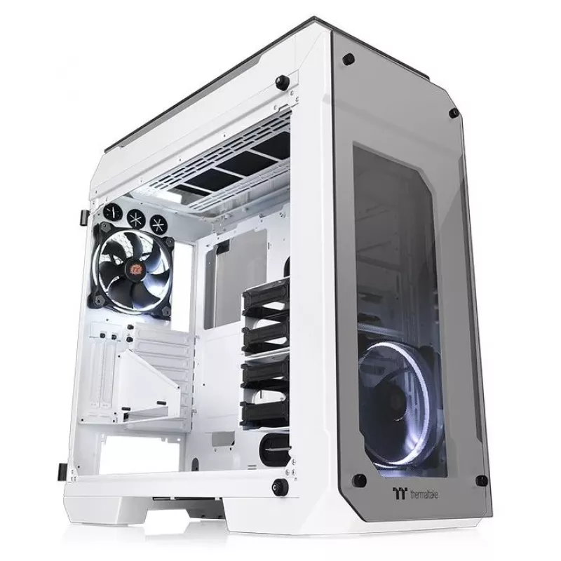 Behuizing View 71 Riing Tempered Glass E-ATX Full Tower - Snow Edition