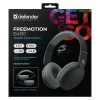 Defender FreeMotion B480 63480 draadloze on-ear koptelefoon, Bluetooth 5.3, USB-C, AUX, microSD, tot 14 uur, 20-20000 Hz, zwart