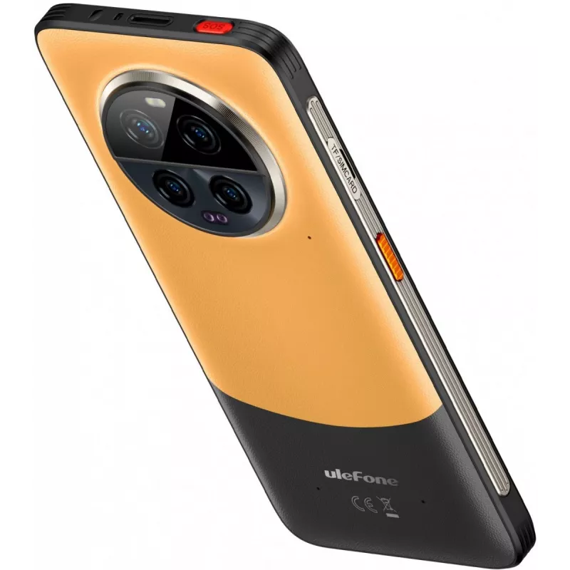 Rugged-smartphone UleFone Armor 23 Ultra 5G – 12 GB RAM, 512 GB opslag, oranje