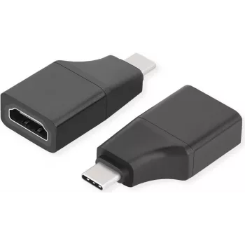 ROTRONIC-SECOMP VALUE - videoadapter - 24 pin USB-C mannelijk naar HDMI vrouwelijk - zwart - ondersteunt 4K 60 Hz (3840 x 2160)