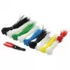 Kabelbinders LogiLink KAB0019 nylon zwart blauw groen rood wit