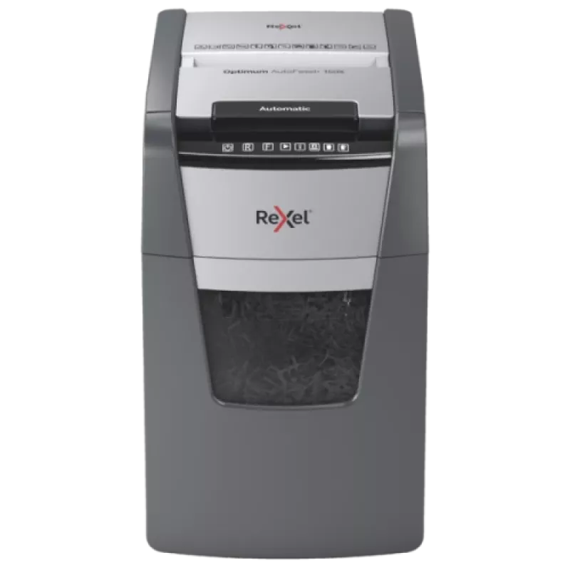 Rexel Optimum AutoFeed+ 150X automatische papiervernietiger met deeltjesversnippering P4