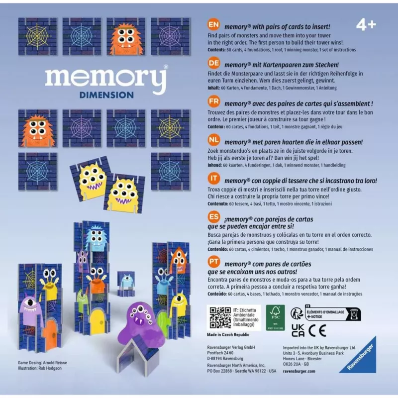 memory Dimensie, geheugenspel