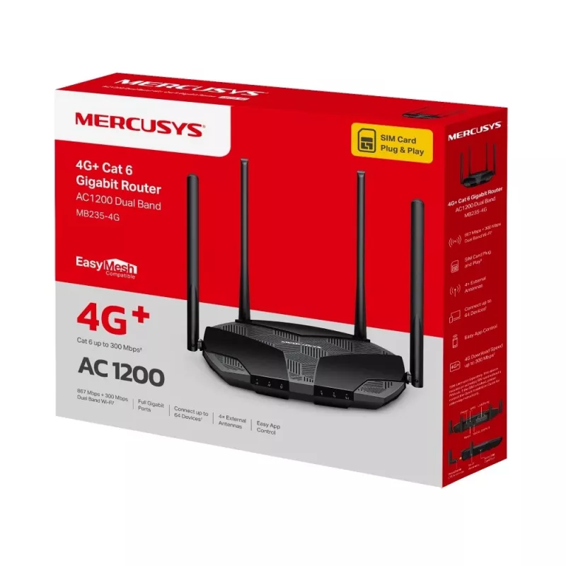 Mercusys MB235-4G-router
